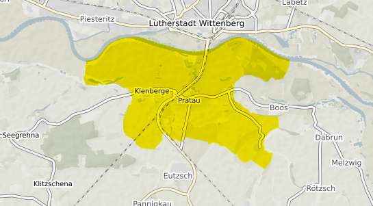 Immobilienpreisekarte Lutherstadt Wittenberg Pratau